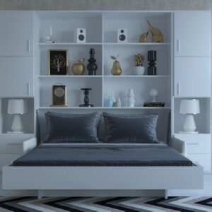 wall bed with storage