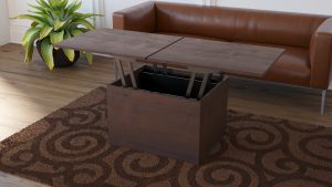 Lift Top Coffee Table 2 COFFEE TABLE CUM DINING TABLE OPEN WENGE The Space Saving Furniture Store