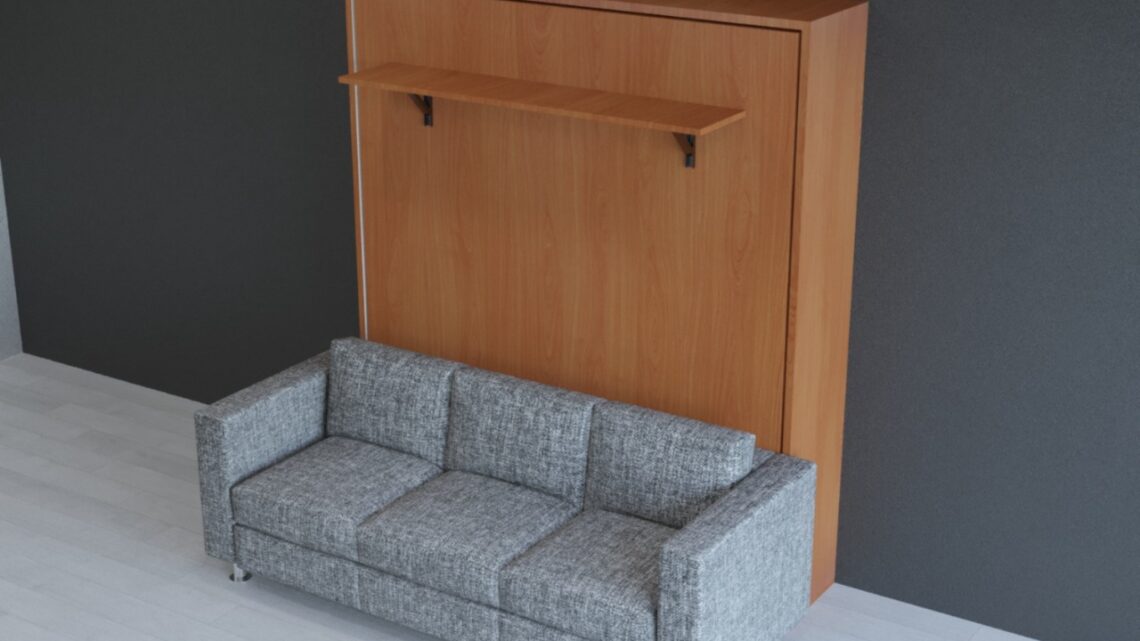 wall bed with sofa The Space Saving Furniture Store